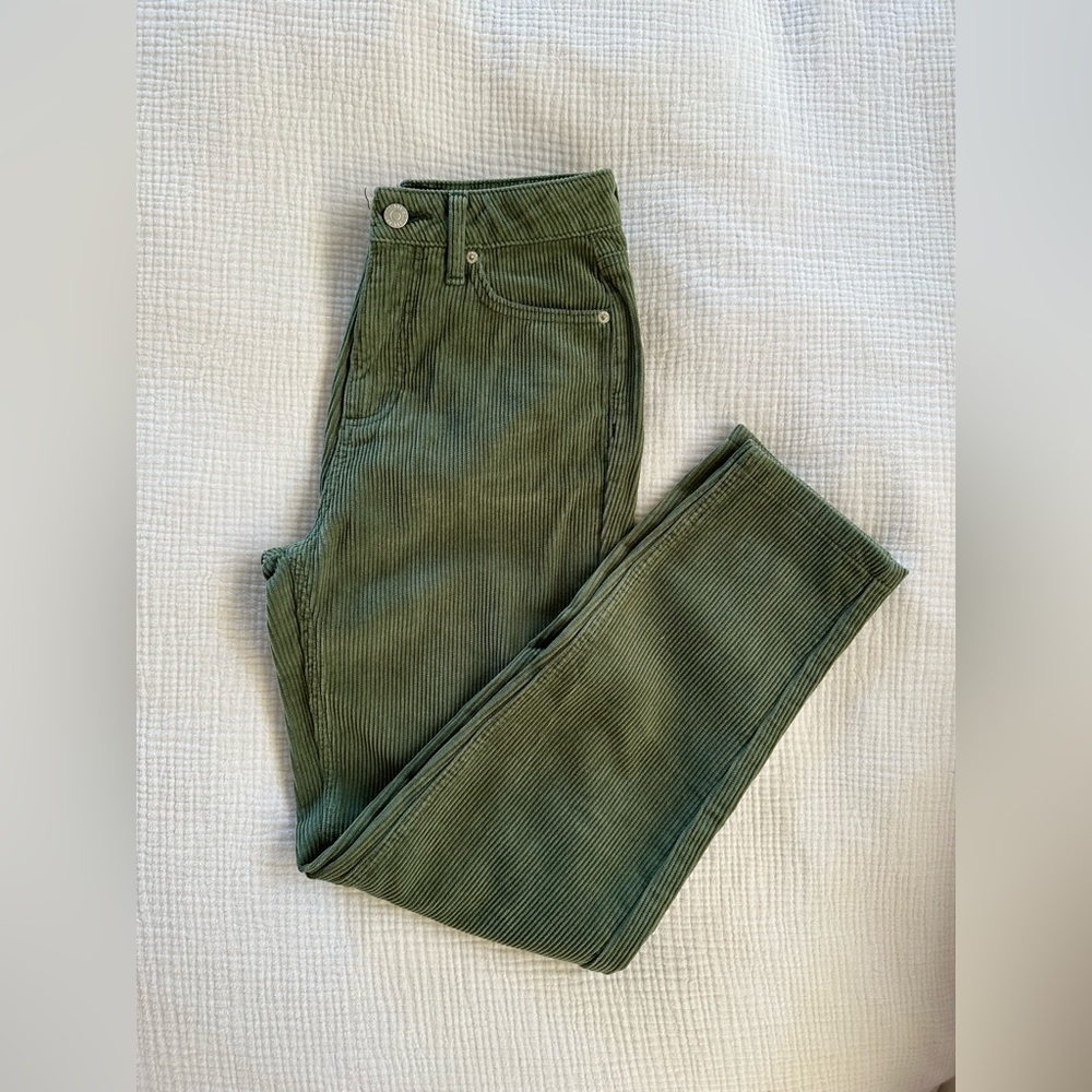 BDG Green Corduroy Jean size 24